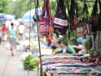 A guide  for shopping in Laos